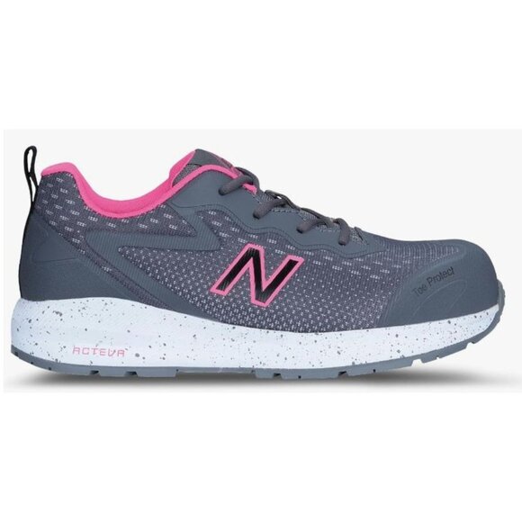 New Balance Shoes - New Balance Women's Composite Toe Logic Wide Safety Shoes Gray/Pink Size US-12